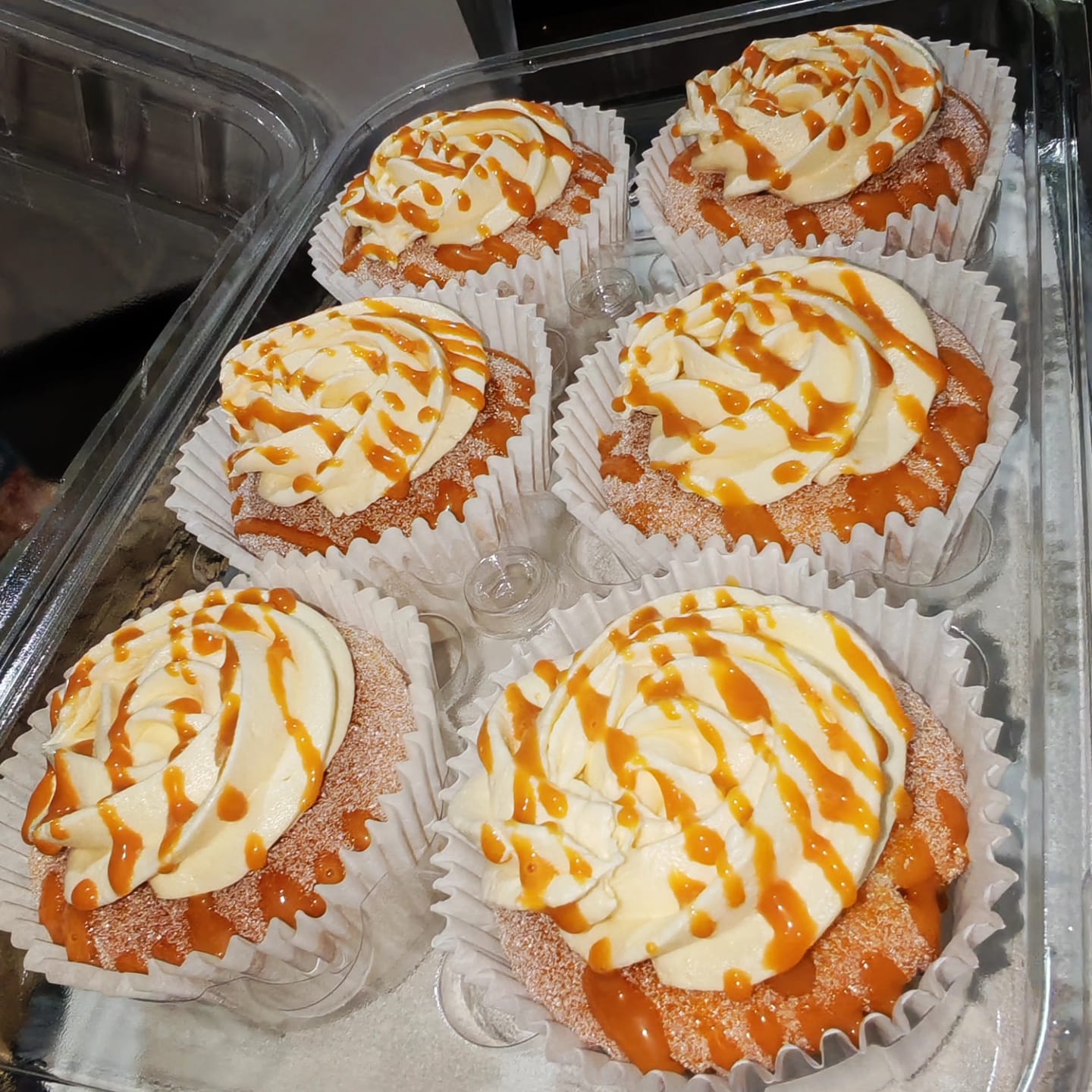 Caramel Swirl Cupcakes - 1 dozen