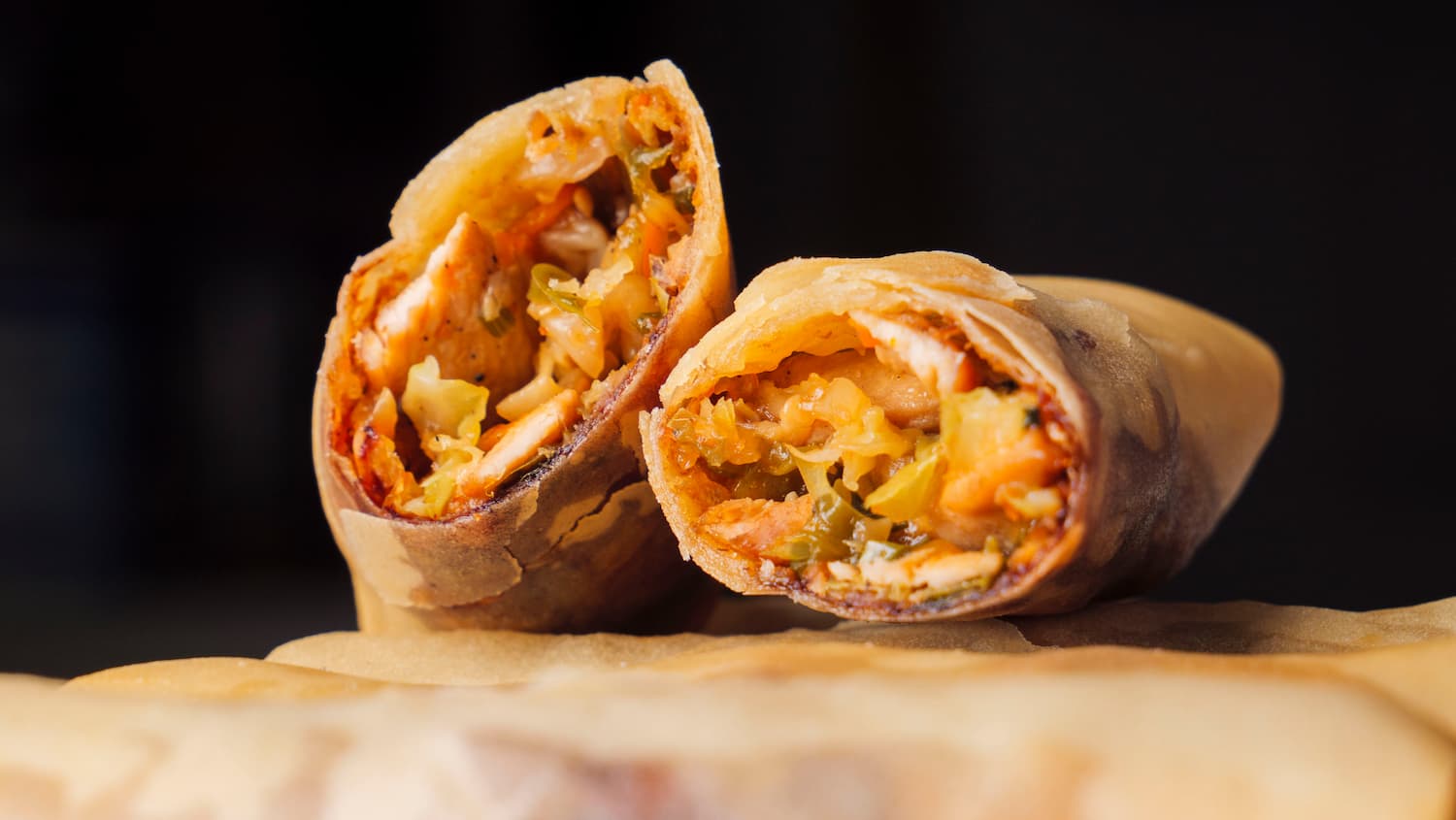 Chicken Stir Fry Spring Rolls - 1 dozen